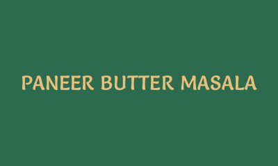 Paneer Butter Masala